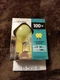 2 Yellow Bug Light Bulbs- 100W Watt Sylvania Outdoor Porch Non-attracting 