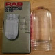 RAB GL100 Clear Glass Globe Vaporproof Light Fixture 100 Series 150W Max