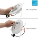 4 pack of Rotateble 5"-6" LED Downlight 3000K -10W Equivalent to 75Watt Dimmable