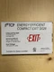 TCP Inc. Red Exit Sign Dual Circuit 120v-277v Top Or Side Mount
