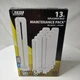 Feit Electric 13W Twin Tube Fluorescent Compact Bulb PL13/41/MP/10 4100K 10-PACK