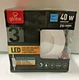 Globe Electric 91496 Ultra Slim Energy Star Frost White 3" W Metal LED Recessed