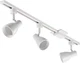 Lithonia Lighting LTKNSTBF BR20 MW M2 Track Light Kit, 44", 3-Head, White