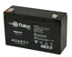 Raion Power 6V 12Ah Replacement Battery For Teledyne Big Beam 2SC6S8