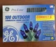 Vintage GE ProLine 100 Indoor/Outdoor Commercial Grade Lighting Blue Bulb Lights