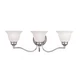 LIVEX LIGHTING 1353-05 Essex 3 Light Polished Chrome Bath Vanity