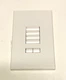 LUTRON CUST GRX 10B QSWS2R 5CN WH CPN5282 See Touch QS Light Dimmer Controller 