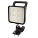Ecco EW2451 Flood Light   9 Led, Flood Beam, Square, Pedestal Mount, 12 24 Volt