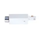 Juno Lighting R38WH LED Live End Feed Connector, White Track Lights Trac-Lites