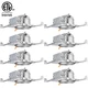 TORCHSTAR 8-Pack 6 Inch Shallow New Construction Recessed Housing, Downlight Can