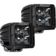 RIGID Industries 202213BLK D-Series Midnight Edition Spotlight - Pair