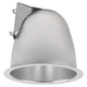 LIGHTOLIER 8031-CCDW RECESSED DOWNLIGHT CALCULITE 6" APERTURE CLEAR/WHITE FLANGE