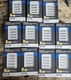 Eaton Lot of 11 NEW 120-Volt LED In-Wall Steplights Louvered White - 7739W-BX-LW