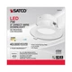 7W SATCO 3000K 4" DIRECT WIRE DOWNLIGHT