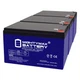 Mighty Max 12V 15AH GEL F2 Battery Compatible with SigmasTek SP12-12HR - 3 Pack