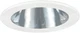 JESCO RECESSED  4&rdquo; WHITE TRIM ADUSTABLE OPEN REFLECTOR  LOW VOLTAGE