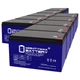 Mighty Max 12V 15AH GEL F2 Battery Compatible with SigmasTek SP12-12HR - 10 Pack