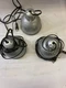 LUMAPRO SILVER INCANDESCENT CLAMP LIGHT 5AY60 CORD LENGTH: 8FT LOT OF 3