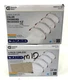 8PK Commercial Electric LED 4 in. Round Adj Color Temp Canless Recessed Kit