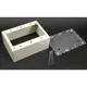 Wiremold GFCI Three Gang Box Fitting,Ivory,Steel V5744-3 Wiremold V5744-3