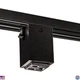 Nora Lighting NT-327B Black Outlet Adapter Track Accessory for Enhanced Lighting