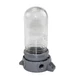 HUBBELL VX-151 VAPORITE CEILING MOUNT JELLY JAR INDUSTRIAL LIGHT FIXTURE, 150W