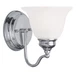 Livex Lighting 1351-05 Essex Bathroom Vanity Light Polished Chrome