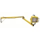 LUMAPRO 24K345 Dock Light: Halogen, 60 in Arm Reach, Articulating, 8,500 lm