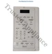 GE Microwave Control Panel Console WB07X10364 WHITE
