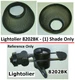 Track Light: Lightolier 8202BK - (1) Black Shade Only - NO track light body
