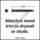 (5000) 6x1-5/8 Phillips Trim Head Sharp Point Black Phosphate Screw #137992 (5000) 6x1-5/8 Phillips Trim Head Sharp Point Black Phosphate Screw #137992