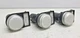 3 Pack Schneider XB2BVB1LC Monolithic Pilot Light Easy Harmony XB2 White 22mm