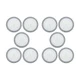 LABLT 10Pcs UFO LED Industrial Light High Bay Light 150W 18000LM, 5000K Daylight