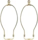 Helunsi 8 Inch Lamp Harp, 2 Set Gold Shade Harp 8inch - 2Set, 
