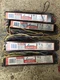 (3) ADVANCE VCN-4P32-SC INSTANT-START BALLAST 4-LAMP 32W T8277V, (1) VEL-4P32-SC