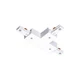 JUNO LIGHTING R25 WH T-Connector,White,4 1/8in 45DN25
