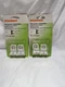 Sylvania FLH/MBP/LP Medium Bi-Pin Lamp Holder Socket 2 pack Lot of 2, New,