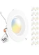 16 Pack Amico 5/6 inch 5CCT Retrofit LED Recessed Lighting Dimmable 950 Lumens