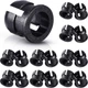 Mudder 200 Pieces 5 mm LED Holder Black Plastic Light Emitting Diode 