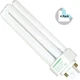 (4 Pack) Sylvania 20887 CF42DT/E/IN/827/ECO Triple Tube CFL Bulb - GX24q-4, 2700