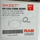 SKEET SK12XL12RN DEMO 4000K LED 120V TRIAC DIM WITH 8FT CORD PLUG RAB LIGHTING ⭐