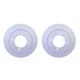 Hella Pair Set of Rear Solid 260mm Disc Brake Rotors For Volvo S40 V40 Base LSE