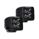 Rigid Industries 202213BLK D-Series Pro Midnight Edition Spot LED Lights (Pair)