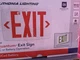 Lithonia Lighting Quantum Exit Sign LED MVOLT Plastic LQM S W RG MVOLT M6