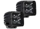 Rigid 202213BLK D-Series PRO Spot Midnight Surface Mount LED Light Pair