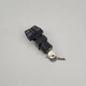 Siemens 3SB32 01-4AD11-0CC0 2-Position Key Switch, 1 NC/NO Contact Block - USED