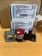 (Lot of 2) Siemens 3SB3 648-6BA20 Indicator Light With Red Lens 3SB36486BA20