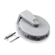 HUBBELL CA3430 WT Cover Assembly,For 30A WT,Gry 4D169