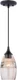 Vaxcel Lighting P0277 Bronze Milano Single Light 5"W Pendant With A Glass Shade