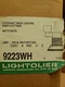 LIGHTOLIER 9223WH LYTESPAN TRACK LIGHTING PARR-FLEX RING, MATTE WHITE
